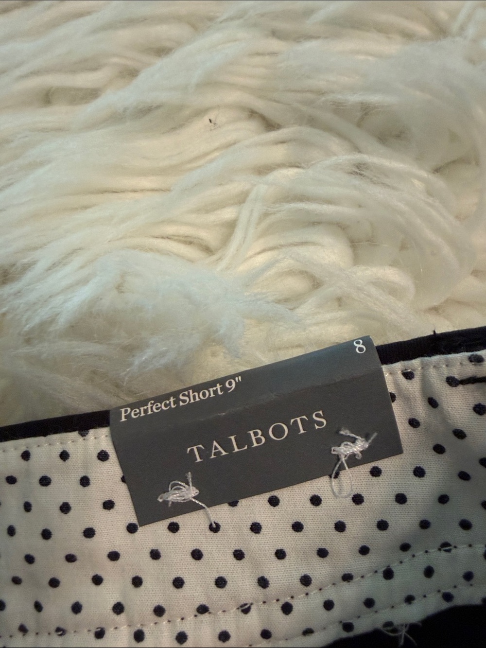 Talbots Black Women's Bermuda Shorts size 8 brand new inseam 9” waist 32” - Picture 4 of 8